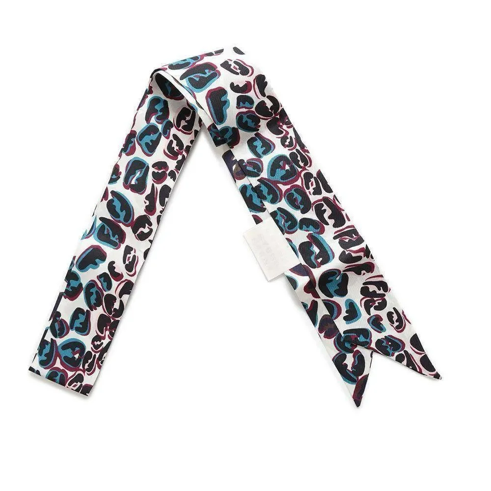 Brand new Fendi twirly Stylish Leopard  design ff all over